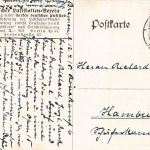 AK 1.WK Zeppelin über Antwerpen 1915 gelaufen Patriotika Postkarte