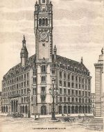 AK Lille La Nouvelle Bourse Frankreich 1915 gelaufen Postkarte