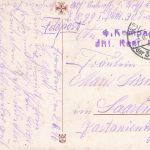 AK 1.WK Als er wiederkam Kleiner Soldat Bajonett Mädchen 1916 Patriotika