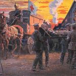 AK 1.WK Krankenpflege im Krieg Anton Hoffmann Rotkreuz 1914 Patriotika