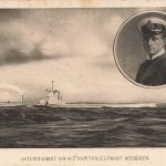 AK 1.WK Unterseeboot U9 Kapitänleutnant Weddigen 1916 Patriotika Postkarte