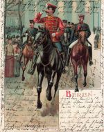 AK 1.WK Kaiser und König Wilhelm II Berlin 1904 gelaufen Patriotika Postkarte