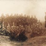 Foto 1.WK deutsche Sturm Soldaten Minenwerfer Schützengraben Lockstedter-Lager