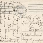 Fotokarte 1.WK Gruppenfoto Soldaten Schulterklappe 2 in Hammelburg Bayern