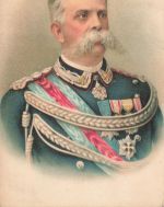 AK 1.WK König Umberto Italien Portrait ungelaufen Patriotika Postkarte