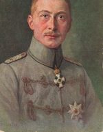 AK 1.WK Kronprinz Wilhelm Portrait 1916 ungelaufen Patriotika Postkarte