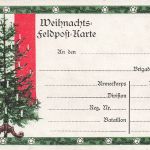 AK Weihnachts Feldpost Karte Flagge Weihnachtsbaum Postkarte