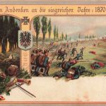 AK 1.WK Andenken siegreiche Jahre 1870-71 ungelaufen Patriotika Postkarte