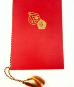 DDR Urkunde Ehrennadel Deutsch sowjetische Freundschaft in Gold 1984