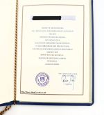 DDR FDJ Urkunde Arthur Becker Medaille Bronze 1975