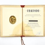 DDR NVA Urkunde Leistungsabzeichen der Nationalen Volksarmee 1971 Stabsfeldwebel