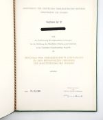 DDR Urkunde Verdienstmedaille der Organe des Ministerium des Innern Silber 1980