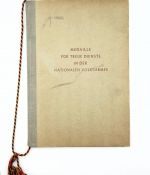 DDR NVA Urkunde Medaille für treue Dienste in der NVA Silber 1962 Hauptfeldwebel