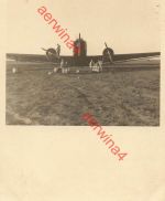 Deutsches Flugzeug Ju-52 Auftanken Afrikakorps Flugplatz Bengasi Libyen Afrika