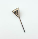 DDR Anstecknadel TSV Alemannia Aachen FV Mittelrhein goldfarben