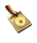 DDR Medaille Sportliches Angeln Deutsche Jugendmeisterschaften Eggesin 1966