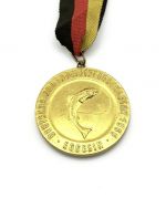 DDR Medaille Sportliches Angeln Deutsche Jugendmeisterschaften Eggesin 1966