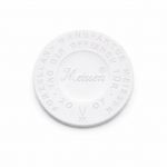 Meissner Porzellan Böttger Steinzeug 1707-2007 weiß