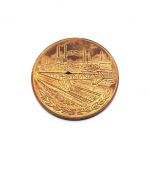 DDR Gedenkmedaille VEB Braunkohlen-Kombinat Senftenberg Glück Auf bronze