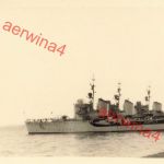 Italienischer Kreuzer AL im Hafen von Saloniki Griechenland