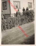 Deutsche Soldaten am Quartier Kristiansand Norwegen