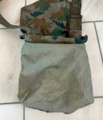 DDR NVA Gasmaskentasche Blumentarn 60er Jahre