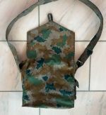 DDR NVA Gasmaskentasche Blumentarn 60er Jahre