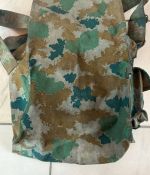 DDR NVA Gasmaskentasche Blumentarn 60er Jahre