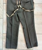 DDR NVA LSK Luftstreitkräfte Uniform Hose Gr. m56 1979 mit Hosenträger