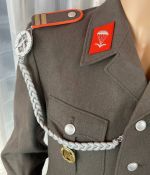DDR NVA Fallschirmjäger Uniformjacke Filz Stabsgefreiter Gr. sk52 1983