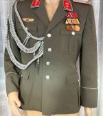 DDR NVA Fallschirmjäger Parade Uniformjacke Leutnant Gr. m52-0 1983