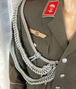 DDR NVA Fallschirmjäger Parade Uniformjacke Leutnant Gr. m52-0 1983