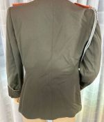 DDR NVA Fallschirmjäger Parade Uniformjacke Leutnant Gr. m52-0 1983