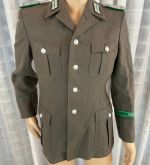 DDR NVA GT Grenztruppen Uniformjacke Filz Offizier Major Gr. g48 1982