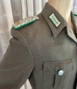 DDR NVA GT Grenztruppen Uniformjacke Filz Offizier Major Gr. g48 1982