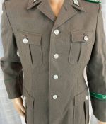 DDR NVA GT Grenztruppen Uniformjacke Filz Offizier Major Gr. g48 1982