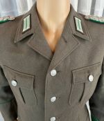 DDR NVA GT Grenztruppen Uniformjacke Filz Offizier Major Gr. g48 1982