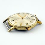 Glashütte GUB Spezimatic Kal. 74 Goldgehäuse 585 Edelstahlboden Herrenarmbanduhr