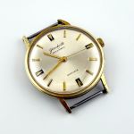 Glashütte GUB Spezimatic Kal. 74 Goldgehäuse 585 Edelstahlboden Herrenarmbanduhr