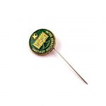 DDR Anstecknadel Konsum Gasthof Goldener Baum in Grün