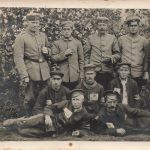 Foto AK 1.WK deutsche Soldaten Armierungs-Batl. 30 mit gefangenen Russen