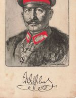 AK 1.WK Kaiser Wilhelm II. Portrait Schirmmütze Uniform Patriotika