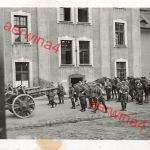 Deutsche Geschütze AR. 24 Kaserne Brüx Sudetenland