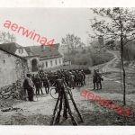 Nach Übung deutsche Soldaten AR. 24 Dorf bei Brüx Sudetenland