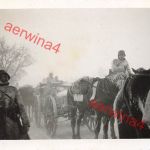 Vormarsch deutsche Soldaten AR. 24 nach Prag Tschechien