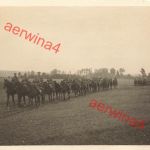 Vormarsch deutsche Soldaten AR. 24 nach Ostrowo Polen