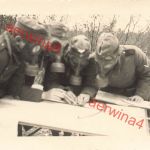 Übung mit Gasmaske AR. 51 Würzburg in Grafenwöhr