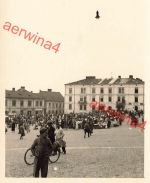 Polen auf dem Basar auf Marktplatz 1940 in Tarnow Polen