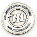 DDR Medaille Betriebsweihe 1967 VEB Musikinstrumentenbau Markneukirchen