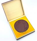 DDR Medaille 20 Jahre VEB Strassen- Tief- & Rohrleitungsbau Rodewisch